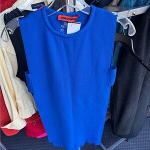 Simon Miller Cobalt Blue Cut Out Top